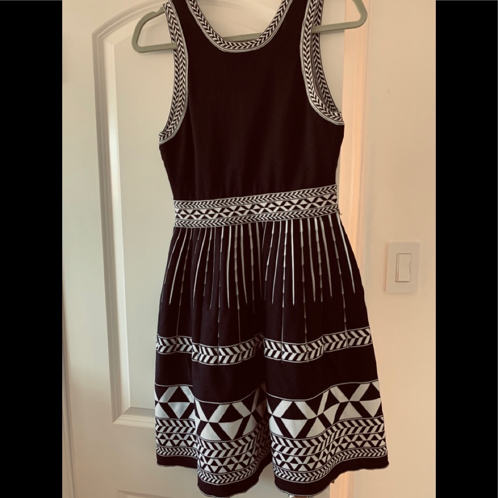 Maje Black and White dress